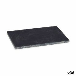 Snacksbricka Kinvara SJ1510 Svart 10 x 0,5 x 15 cm (36 antal)