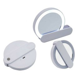 Speglar Berilo YXL2112-SB Vit ABS 9 x 2 x 10 cm LED Ljus (12 ant