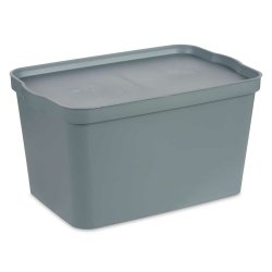 Frvaringslda med lock Kipit TP596-2 TP596-2 Gr Plast 24 L (6