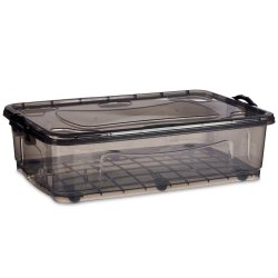 Frvaringslda med hjul Kipit TP484-2 Antracitgr Plast 40 L (6