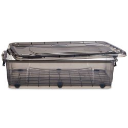Frvaringslda med hjul Kipit TP484-2 Antracitgr Plast 40 L (6