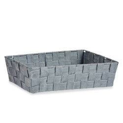 Multifunktionell korg Kipit 79812 Gr Tyg 3,8 L 34 x 8,5 x 21 cm