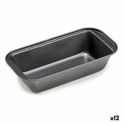Rektangulr bakform Kinvara CK80899 Mrkgr Metall Kolstl (12 a
