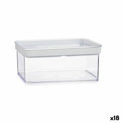Burk Transparent Silikon polystyren ABS 1,1 L 10,5 x 9 x 21 cm (