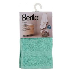 Badhandduk Berilo 5311 Turkos 80 % bomull 20 % Polyester 30 x 0,