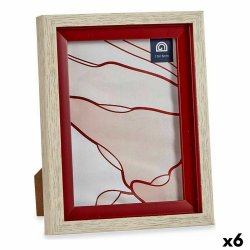 Fotoram 17 x 2 x 21,8 cm Glas Rd Tr Brun Plast (6 antal)