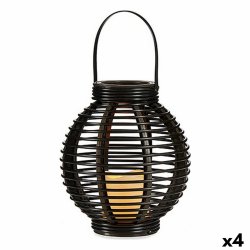 LED-lykta Ibergarden B5004 Brun Plast 21 x 23,7 x 21 cm (4 antal