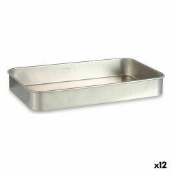 Ugnsbleck Kinvara 100154 Silvrig Aluminium 28,5 x 6,5 x 46 cm (1