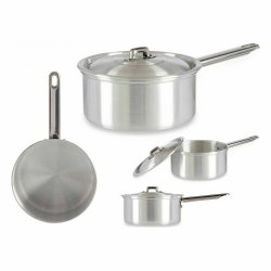 Kastrull med lock Kinvara 100019 Silvrig Aluminium  16 cm 1,5 L