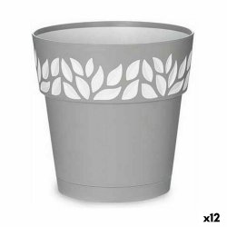 Sjlvvattnande blomkruka Stefanplast Cloe Gr Plast 19 x 19 x 19