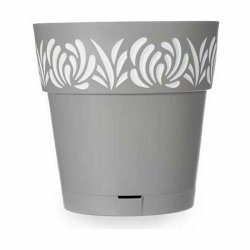 Sjlvvattnande blomkruka Stefanplast Gaia Gr Plast 29 x 29 x 29