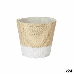 Kruka Ibergarden 86440 Vit Snre Plast 14 x 12,5 x 14 cm (24 ant