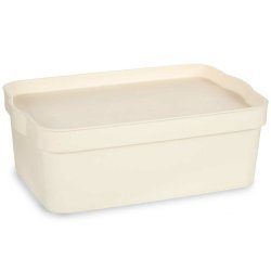 Frvaringslda med lock Kipit TP593-4 Krm Plast 6 L 21,5 x 11 x
