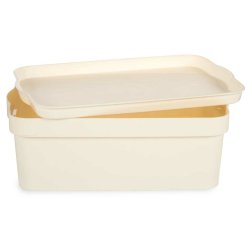 Frvaringslda med lock Kipit TP593-4 Krm Plast 6 L 21,5 x 11 x