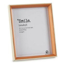 Fotoram 22 x 27 x 3 cm Glas Brun Vit Tr MDF (6 antal)