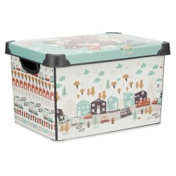 Frvaringslda med lock Kipit STYLE BOX-22L-6 Plast Vg 22 L 29,