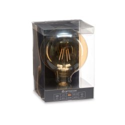 LED-lampa Gift Decor Transparent 4 W E27 12,5 x 17,5 x 12,5 cm V
