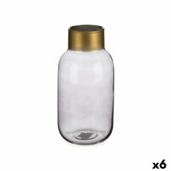 Vas Gift Decor Gr Gyllene Glas 11,5 x 24 x 11,5 cm (6 antal)