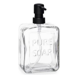Tvldispenser Berilo Pure Soap Transparent Glas Plast 570 ml 10
