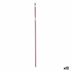 Sopborstskaft 2,3 x 130 x 2,3 cm Rosa Metall (12 antal)