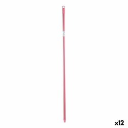 Sopborstskaft 2,3 x 130 x 2,3 cm Rosa Metall (12 antal)