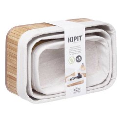 Set med stapelbara frvaringsldor Kipit BA1317-437 31 x 12 x 21