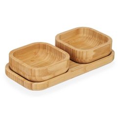 Tilltuggsset Kinvara CN-KT225030 Brun Bambu 23 x 4,5 x 11 cm (12