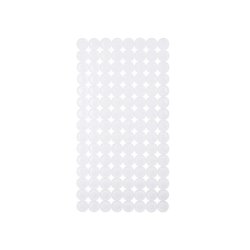 Halkfri duschmatta Berilo Vit PVC 6 x 38 x 6 cm 68 x 36 x 1 cm 6