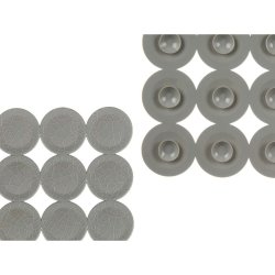 Halkfri duschmatta Gr PVC 54 x 54 x 1 cm (6 antal)