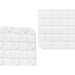 Halkfri duschmatta Berilo BM509S - 314 Vit PVC 50,3 x 50,3 x 0,7