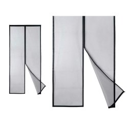Myggnt Kipit BA2301-490 Svart Polyester Magnet 90 x 210 cm (12