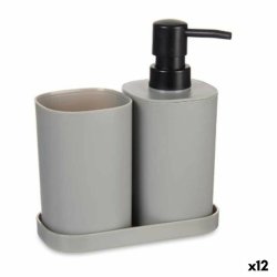 Badkit Berilo B8108-S3-GREY Svart Gr polypropen (12 antal)