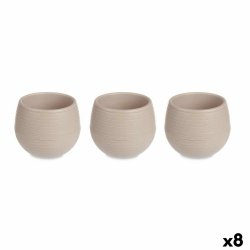 Krukset Ibergarden Beige-brun (taupe) Plast 8 x 8 x 7 cm (8 anta