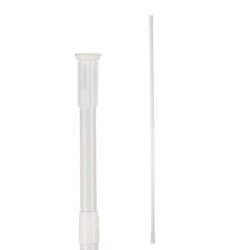 Utdragbar stng Berilo B0638 140-260CM Vit Aluminium 260 x 2,2 x