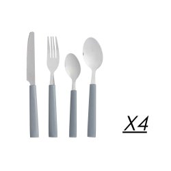 Bestickset Gr Silvrig Rostfritt stl Plast (6 antal)