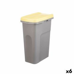 Papperskorg Stefanplast Gul Gr Plast 25 L (6 antal)
