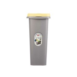 Papperskorg Stefanplast Gul Gr Plast 25 L (6 antal)