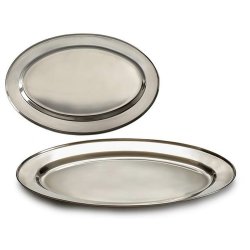 Bricka Silvrig Rostfritt stl 40 x 2,5 x 26,5 cm (24 antal)