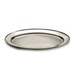 Bricka Silvrig Rostfritt stl 40 x 2,5 x 26,5 cm (24 antal)