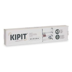 Skostll Kipit 1064 Silvrig 58 x 26 x 58 cm 3 Hyllor