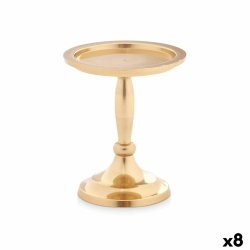 Kandelaber Gift Decor Gyllene Aluminium 10 x 12 x 10 cm (8 antal