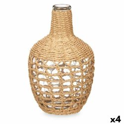 Dekorativ karaff Brun Glas 17 x 31 x 17 cm (4 antal)