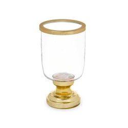 Ljusstakar Vinglas Gyllene Stl 12 x 24,5 x 12 cm (6 antal)