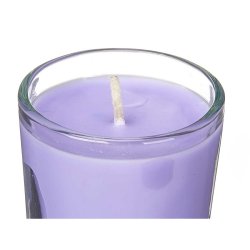 Set med Doftljus Acorde 48-B-AR Lavendel Glas (12 antal)