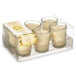 Set med Doftljus Acorde 48-C-AR Vanilj Glas (12 antal)