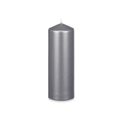 Ljus Acorde 92541 Silvrig 7 x 20 x 7 cm (12 antal)