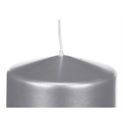 Ljus Acorde 92543 Silvrig 9 x 10 x 9 cm (12 antal)
