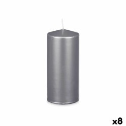 Ljus Acorde 92547 Silvrig 9 x 20 x 9 cm (8 antal)