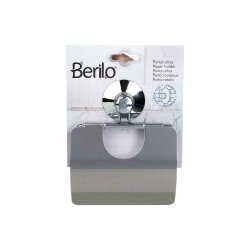Toalettrullehllare Berilo Metall Stl ABS 13,5 x 17 x 3 cm (12