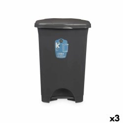 Pedalhink Antracitgr Plast 50 L (3 antal)